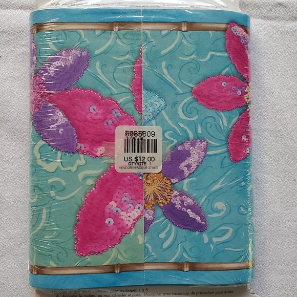 Bombay Kids Wallpaper Border Island Style Floral - Picture 6 of 9